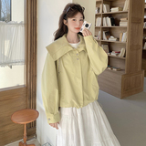 春装大货娃娃领奶系短外套2C153-3363-P155K228，女装短外套，2C153