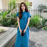 夏装新款气质简约连衣裙809-P135K208，女装连衣裙，2C153