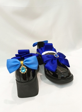 原神枫丹水神芙卡洛斯cos鞋子cosplay芙宁娜道具鞋二次元定制