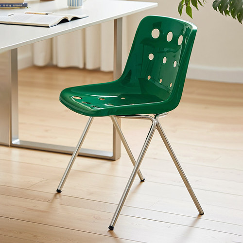 奶油风网红奶酪中古餐椅