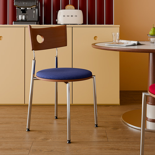 中古风家用小户型包豪斯餐椅