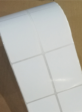 热销条码贴纸50X80吊牌标签纸TSC244  ME340 GP1124T铜版不干胶纸