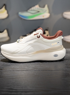 李宁SOFT PLUS 2女子休闲鞋2026春季防泼水柔软舒适运动鞋AGLW014