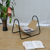 轻奢金属落地书报架可移动收纳架创意书报杂志报刊架简约展示架