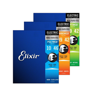 Elixir伊利克斯电吉他弦 19002 12002 12052 19052电吉他琴弦套装