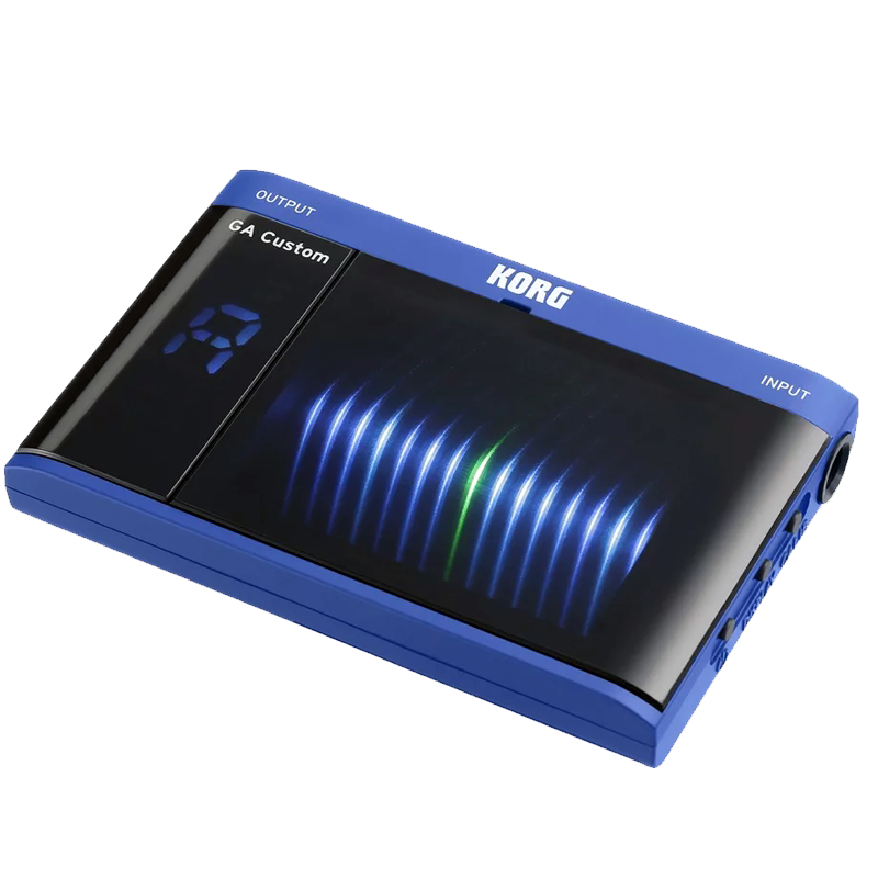 KORG GA-CS电子调音器3D彩屏电木民谣吉他贝斯古筝乐器通用校音表