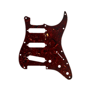 Fender芬达美产原装STRAT三单电吉他护板玳瑁色四层0992142000