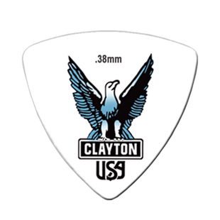 美产CLAYTON 民谣电木吉他拨片猛禽标准三角泪滴贝斯ACETAL弹片