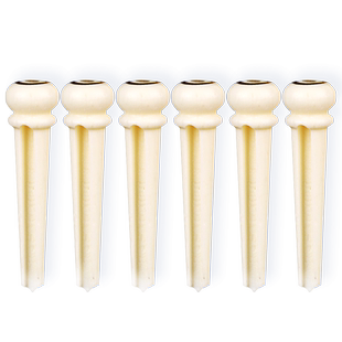 民谣木吉他固弦钉 牛骨镶嵌彩贝壳色弦锥压弦柱套装定弦器6个一组