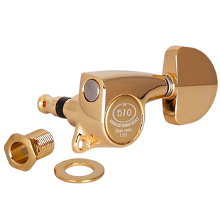 日本产Gotoh SGL510Z-L5电木民谣吉他卷弦器上弦钮磨砂檀木头琴钮