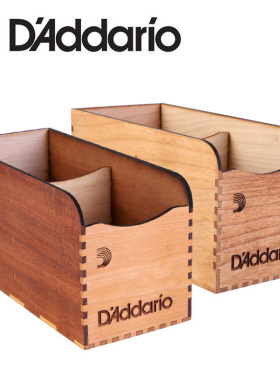 美产达达里奥SRGE5吉他琴弦展示盒 乐器配件收纳柜台展示木质盒子