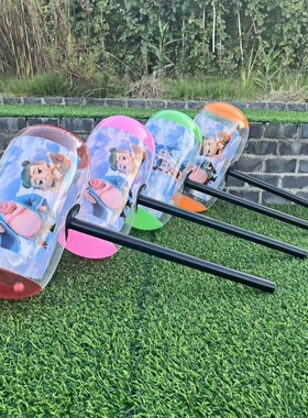 新款哪吒发光充气大锤儿童玩具环保材质不伤肌肤加厚耐用65cm解压