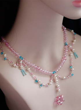 古风软璎珞项圈原创流苏汉服配饰