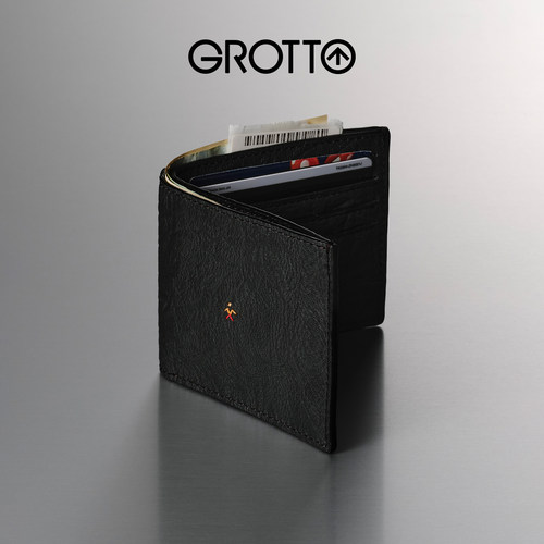 GROTTO个乐真皮礼盒装钱包