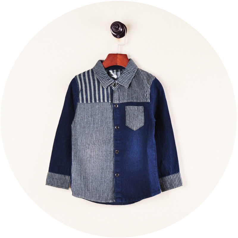 Chemise garcon à manche longue - Ref 2074862 Image 1