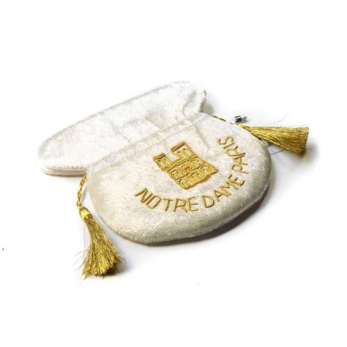 预定 法国巴黎圣母院Notre-Dame de Paris文创 高质量刺绣零钱包