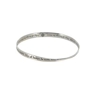 欧洲旅游大英博物馆纪念品礼品银手镯 Buddhist Prayer 手镯预定