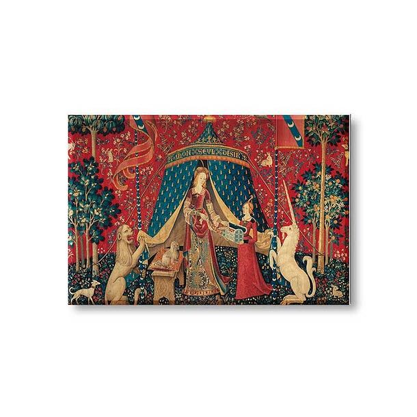 欧洲女士独角兽冰箱贴纪念品