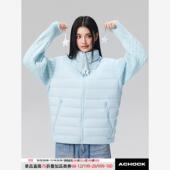 90白鸭绒小星星枕头羽绒服立领保暖面包服冬针织 Achock官方店