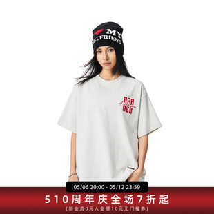 【Achock官方店】美式简约刺绣logo短袖潮牌街头百搭基础T恤男女