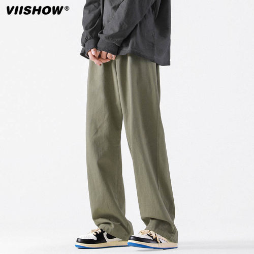 VISHOW潮牌休闲裤男春季