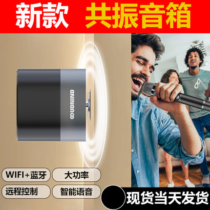 固邻骨传导共振音箱手机APP远程定时WiFi控制大功率穿透蓝牙音响
