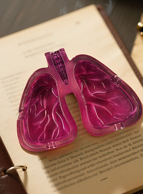 新品人体肺部形状树脂烟灰缸家