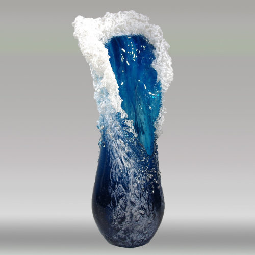 海浪花瓶树脂工艺品海浪花瓶