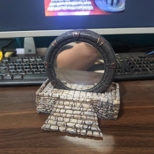 跨境新品Stargate星际之门电视剧电影纪念收藏品树脂工艺摆件发光