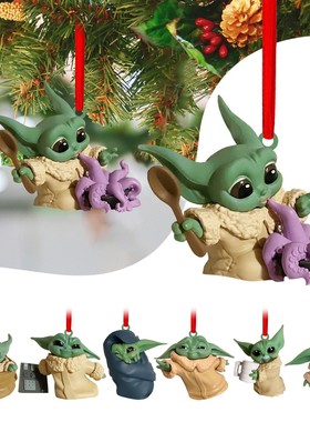 星球大战尤达圣诞树装饰挂饰