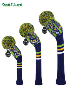 高尔夫球杆套发球木杆头套铁杆套一三号帽套球道木小鸡腿保护套