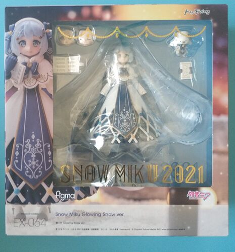 樱漫社 MF figma EX-064 雪未来 初音 V家 Glowing Snow 现货