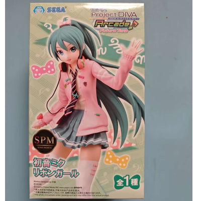 樱漫社 SEGA SPM 初音未来 DIVA 蝴蝶结女孩 缎带 景品手办现货