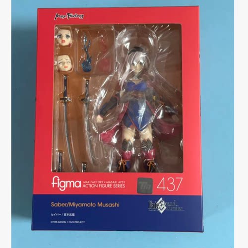 樱漫社 MF figma 437 FGO Saber 宫本武藏 再版 可动手办现货