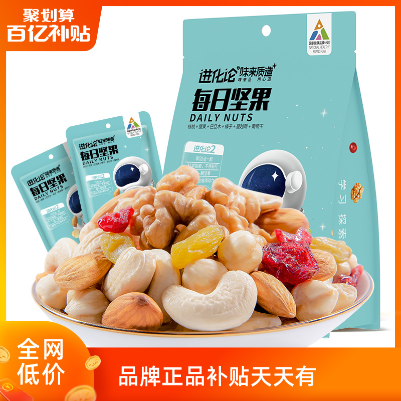 洽洽每日坚果进化论2混合坚果果仁儿童孕妇健康坚果零食175g