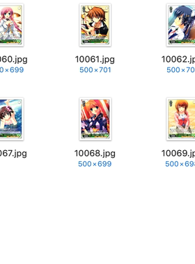 WS 黑白双翼 卡牌 DC10周年 绿色UC卡