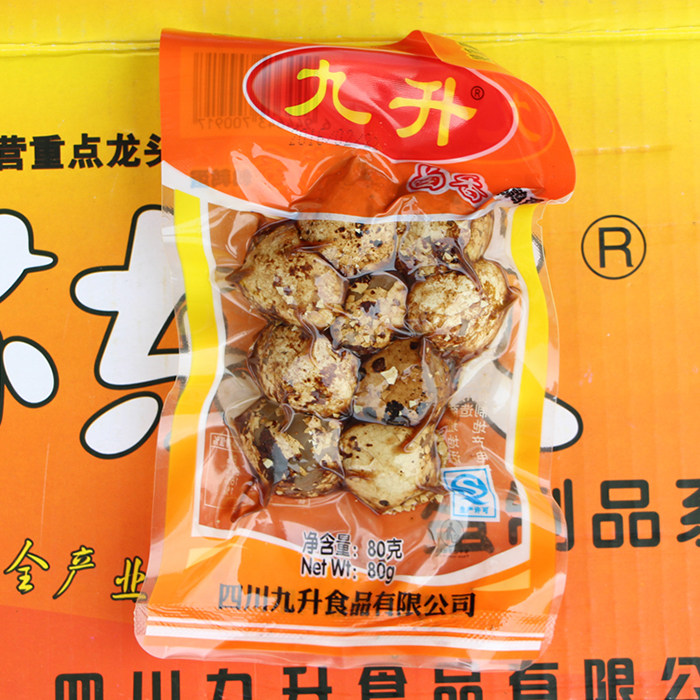 四川特产卤香蛋九升休闲零食卤香味带壳铁蛋9枚鹌鹑卤蛋10袋包邮