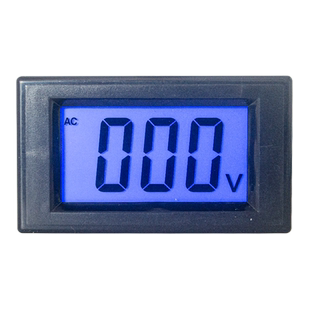 AC0-36V110V600V交流数显电压表液晶数字显示表头220V电源D69-222