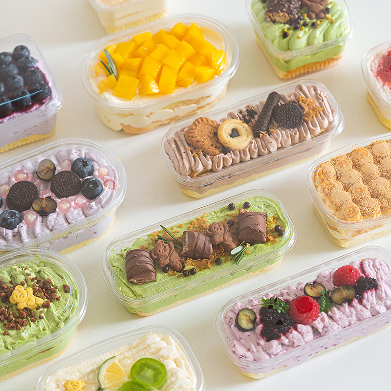 豆乳蛋糕盒子烘焙西点盒一次性