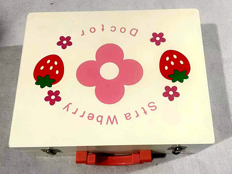 木制小孩医生玩具套装小小牙医 小护士仿真医药箱女孩 公主过家家