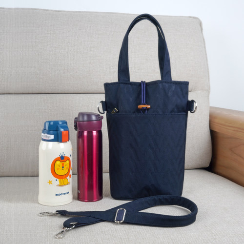 加厚单肩斜挎防水袋双杯套3层布