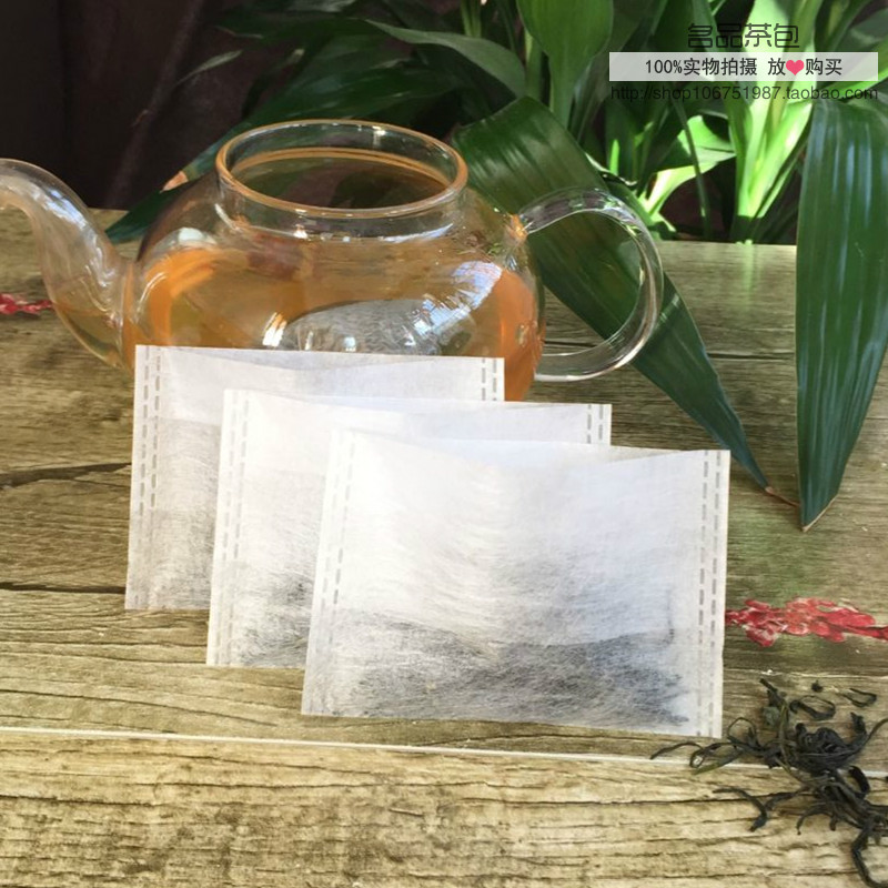 包邮100个7*10cm 玉米纤维反折茶包袋泡茶袋花茶袋过滤袋空茶包