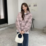 冬装新款白鸭绒短款连帽立体袋时尚保暖羽绒服P285K398，女装羽绒服，2C311
