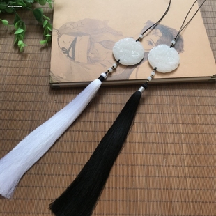 明制道袍流苏玉佩腰坠汉服宫绦圆领袍腰绳古风禁步腰带男女