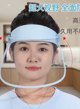 厨房炒菜透明面罩眼镜架子防油烟面罩防油溅面罩防飞沫脸部遮面具