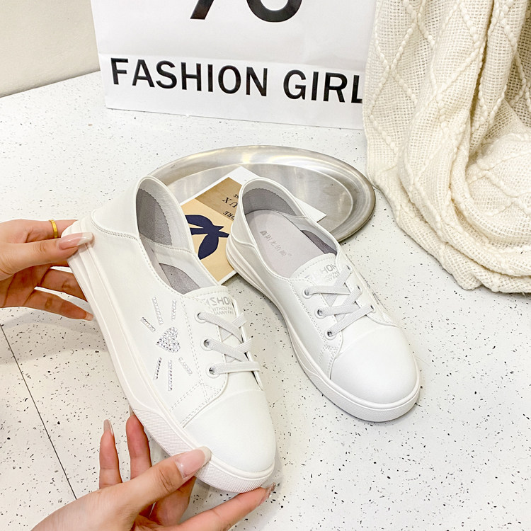 龙帝欧品牌正品女鞋2025春季新款时尚休闲板鞋小白鞋女生76973
