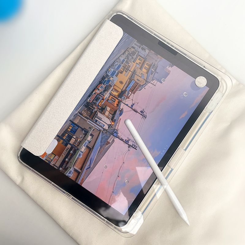 适用三星TabS9平板保护套高透三星s9fe冰晶壳s7/s8亚克力GalaxyTabS9FE+带笔槽s8+/s9+防弯12.4轻薄外壳