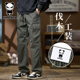 男士 工装 2025新款 HiPanda你好熊猫休闲裤 秋冬季 宽松直筒美式 裤