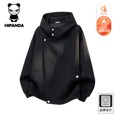 HiPanda美式开衫卫衣男士新款