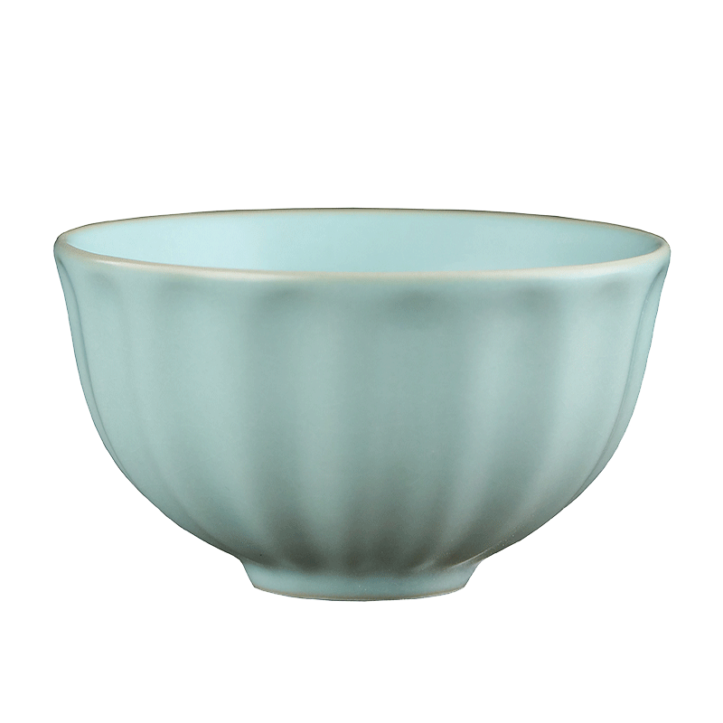 汝窑品茗茶杯待客汝瓷开片可养